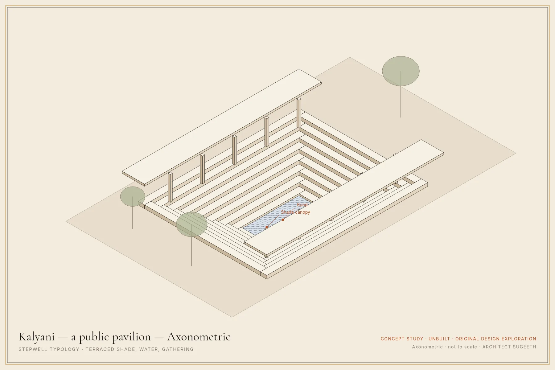 Axonometric · Concept study · not built